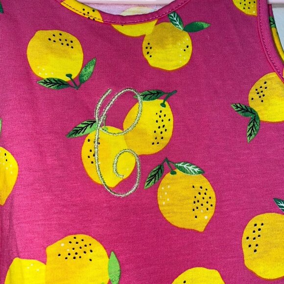 EUC Letter “C” Monogram Lemon Dress - H&M Size 3T - Picture 2 of 4